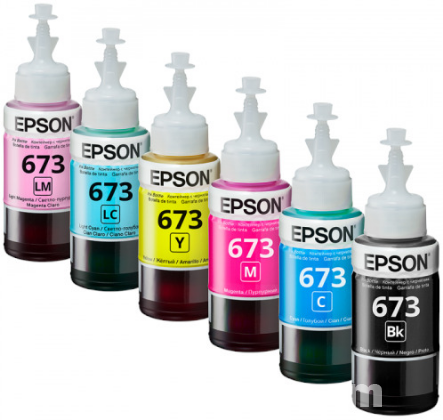 New Genuine Printer InkSet Epson 673 6Pcs Refill For L805